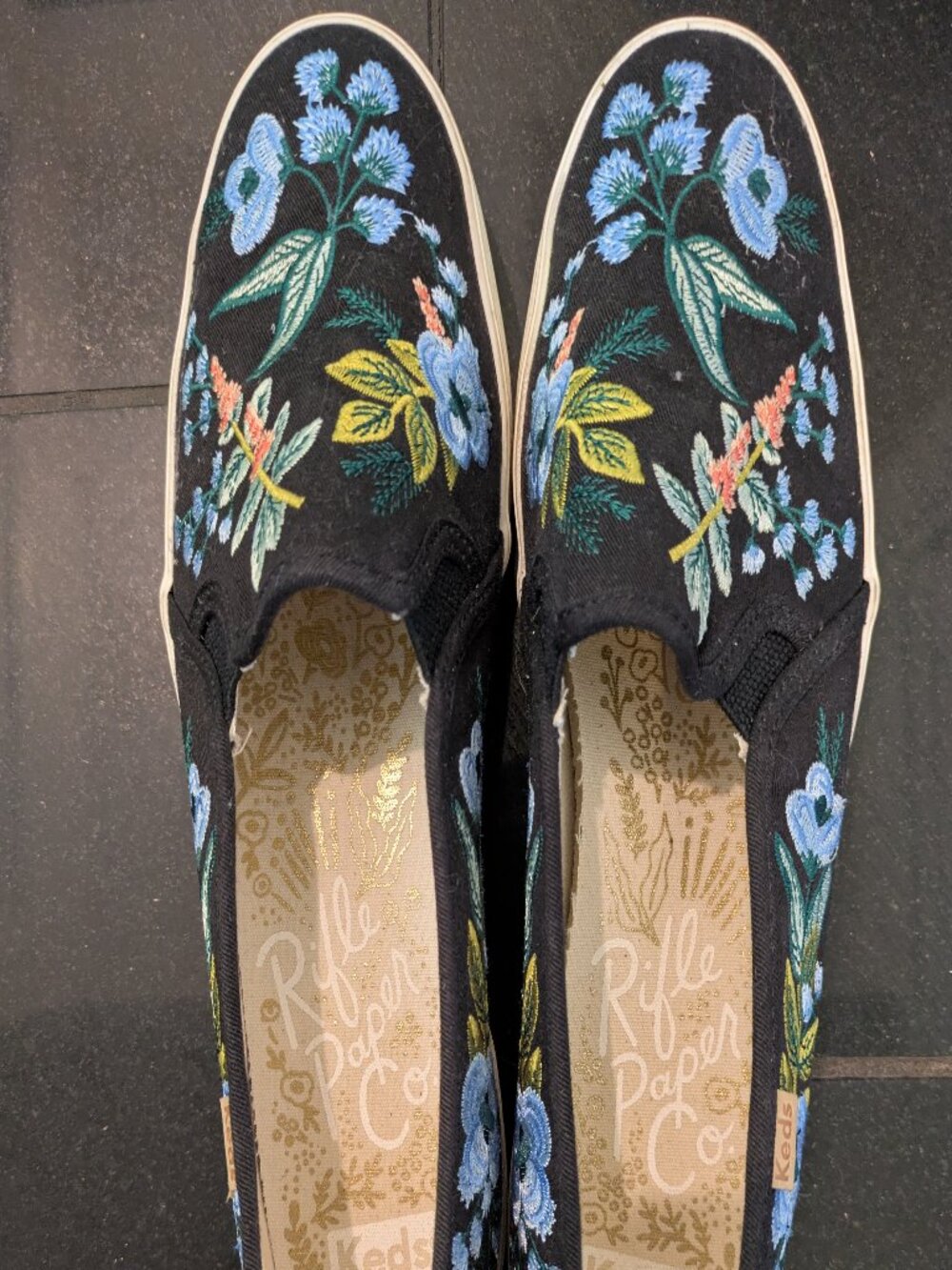 Rifle Paper co /keds platform sneaker